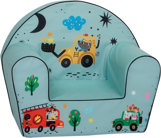 Kinderzetel Gele Kraan - Kinderfauteuil - Kinderbank - Kindersofa - Kinder fauteuil - Kinderzeteljes peuters - Kinder zetel - Kinderstoel - kinderfauteuils - Speelgoed 1 jaar - Gomoor van Gomoor