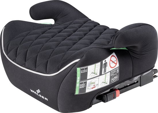 Kinderzitje Andy ISOFIX, Premium zitverhoger auto ECE R 129 gekeurd, kinderzitje zwart van LIONELO