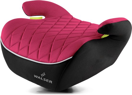 Kinderzitje Andy, Premium zitverhoger auto ECE R 129 gekeurd, kinderzitje zwart/roze van LIONELO