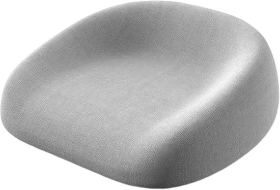 Kinderzitje - Kinderzitje - 6-8 cm - Afneembaar - Verstelbare veiligheidsgordel - Antislip zitverhoger - Hoog zitkussen - Geschikt voor peuters, kinderstoelen, zitverhogers, eetkamers - Grijs van Merkloos