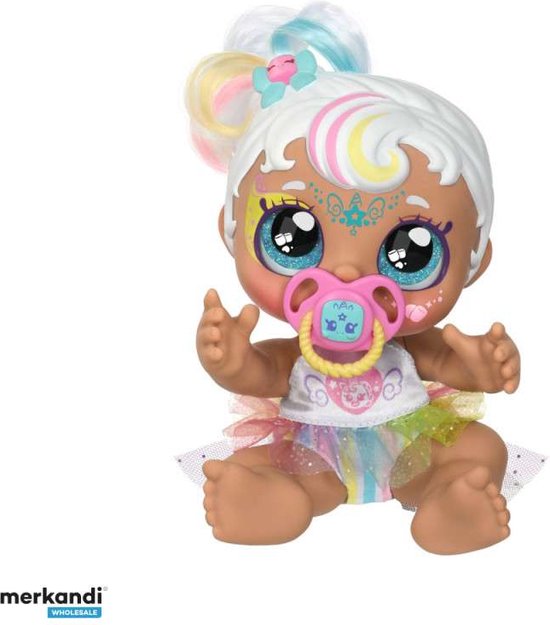 Kindi Kids Baby Zusje Mini Mello Unicorn Doll van Kindi Kids