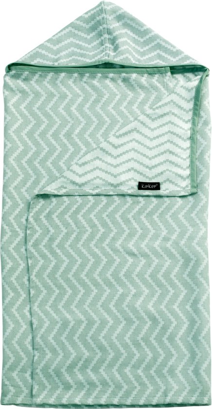 KipKep Blenker Badcape Calming Green van KipKep