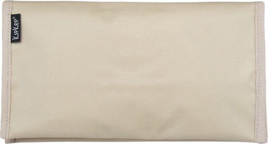KipKep Napper Luier-etuitje - Cookie - luiers en doekjes to go - rPET - wasbaar - gecoat - zandkleur, beige van Merkloos