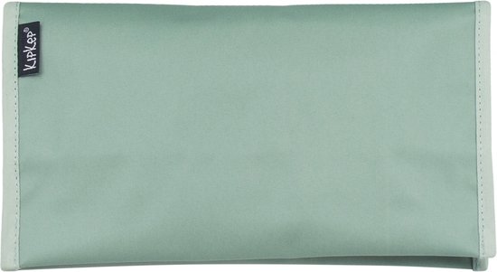 KipKep Napper Luier-etuitje - Pale Green - luiers en doekjes to go - rPET - wasbaar - gecoat - groen van KipKep