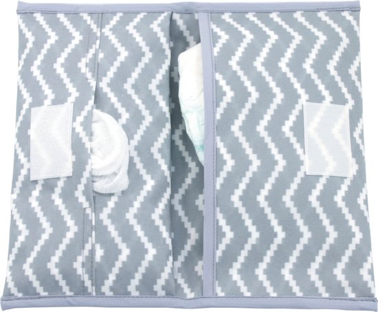 KipKep Napper Luieretui - Silver Grey van KipKep
