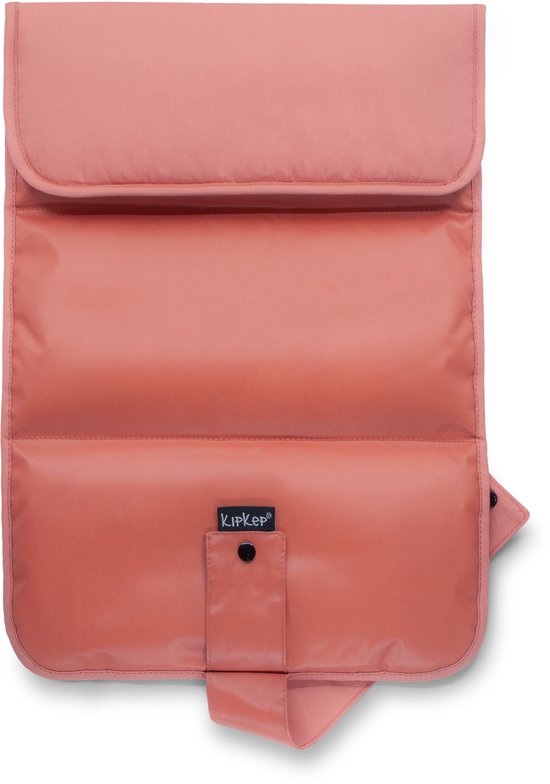 KipKep Napper Verschoningsmatje - Sienna - verschoonmatje - rPET - wasbaar - gecoat - terracotta roze-rood van KipKep