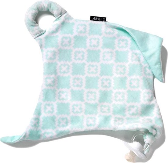 KipKep Roggy | Knuffel- en Speendoekje | Roccy Mint van KipKep