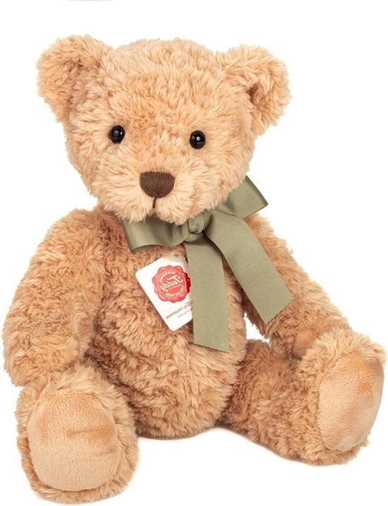 Klassieke Teddybeer - Pluche dier - Fantasierijk Spelen - Gerecyclede vulling - 37 cm - Beige