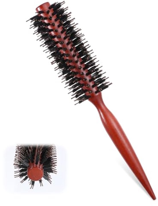 Kleine ronde haarborstel voor föhnen, volumiserende en ontwarrende haarborstel voor nat of droog haar van Merkloos