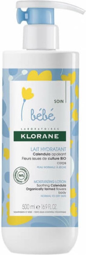 Klorane Bébé Lotion Lait Hydratant au Calendula BIO 500ml van Klorane