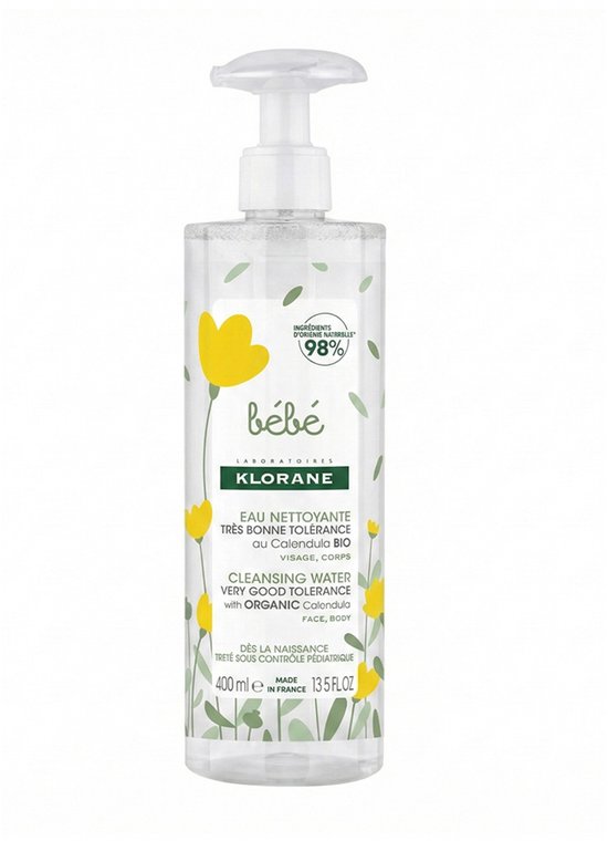 Klorane Bébé Reinigingswater 400 ml
