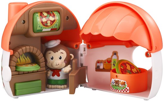 Klorofil De Paddenstoelen Pizzeria – Pocket Editie – Compacte Speelset met 1 Speelfiguur van Klorofil