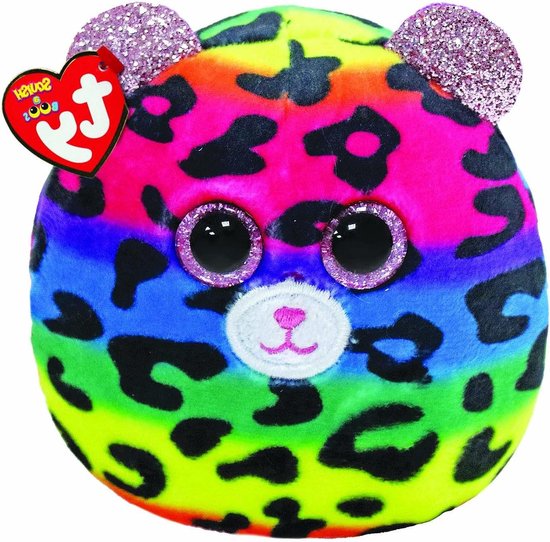 Kneedbaar Luipaard - Zacht Speelgoed - Knuffelen en Spelen - Mini Squish Vorm - 8 CM - Multi