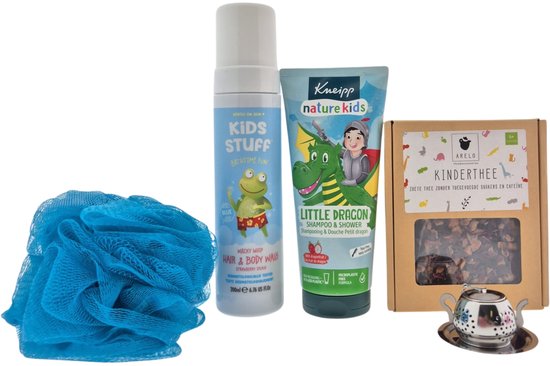 Kneipp Kids Cadeauset - Drakenprins Badproduct + Kinder Thee - Verzorgend & Ontspannend Geschenk voor Kinderen van Merkloos