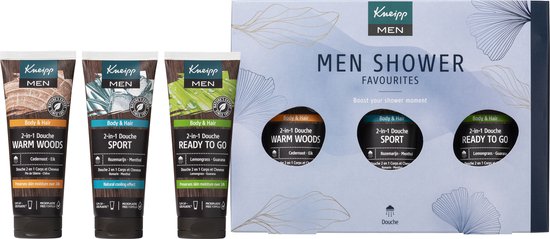 Kneipp Men - Geschenkset Shower Favourites - Inhoud 3 x 75 ml van Kneipp