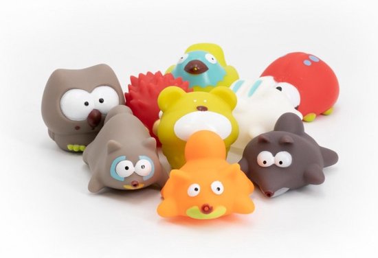 Knijpbeestjes voor in Bad - Tachan - 10 Stuks - Squeeze met Spuit van Tachan