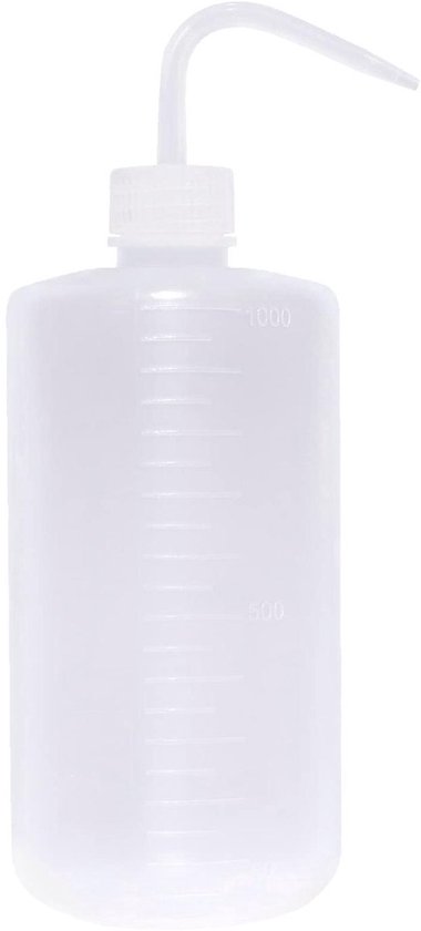 Knijpfles - Doseerflessen - 1000 Ml Met Maatverdeling Lekvrije Deksels - 1 Stuks van Merkloos