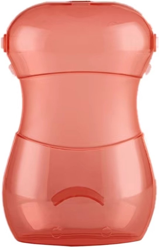 Knijpfruit Flesje - Toetjeshouder- Knijptoetje - Anti Mors - Babyvoeding - Kindertoetje - zelfvoeding - motoriek - leren eten - Rood van Merkloos