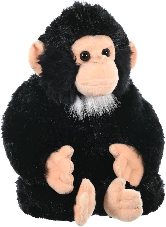 Knuffel Aap - Pluche Dier - Spelen en Leren - Milieuvriendelijke Vulling - 30 cm - Bruin