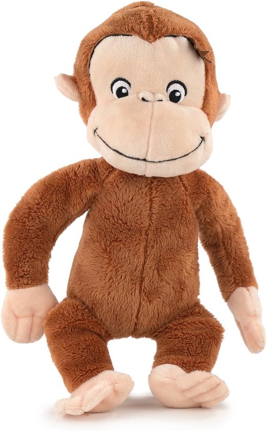 Knuffel Aap - Zacht Speelgoed - Baby Speelplezier - Zachte Pluche Vacht - 27 cm Hoog - Bruin