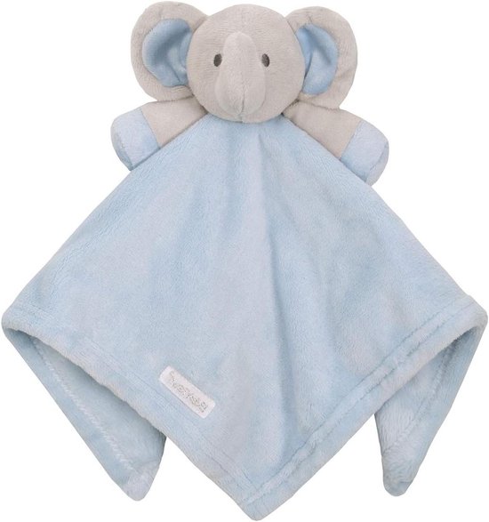 Knuffel Deken - Dierenknuffel Baby - Baby Troosten - Super Zacht Materiaal - 36x36 cm - Blauw