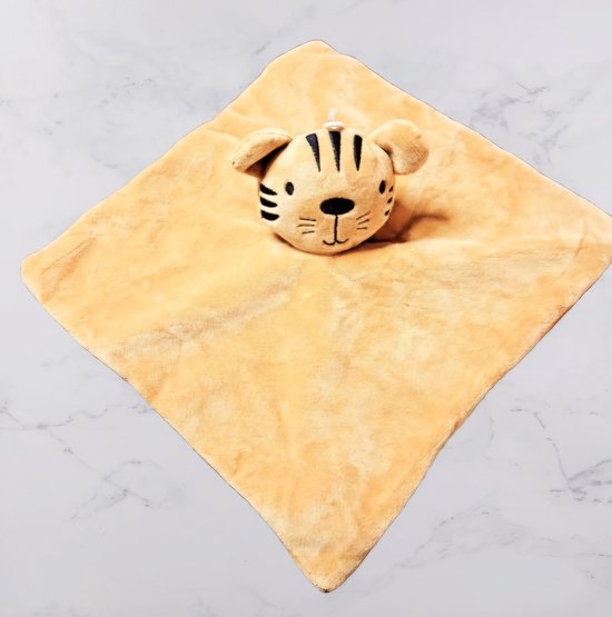 Knuffel doekje leeuw - met naam - geboortedatum van Funnies.