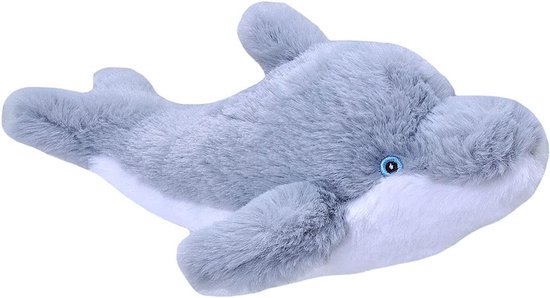 Knuffel Dolfijn van Gerecyclede Materialen Pluche Speelgoed 20 cm van Merkloos