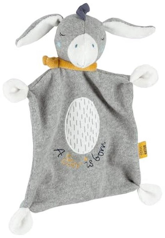Knuffel Ezel – Knuffeldoek voor Baby's en Peuters vanaf 0+ maanden van Merkloos