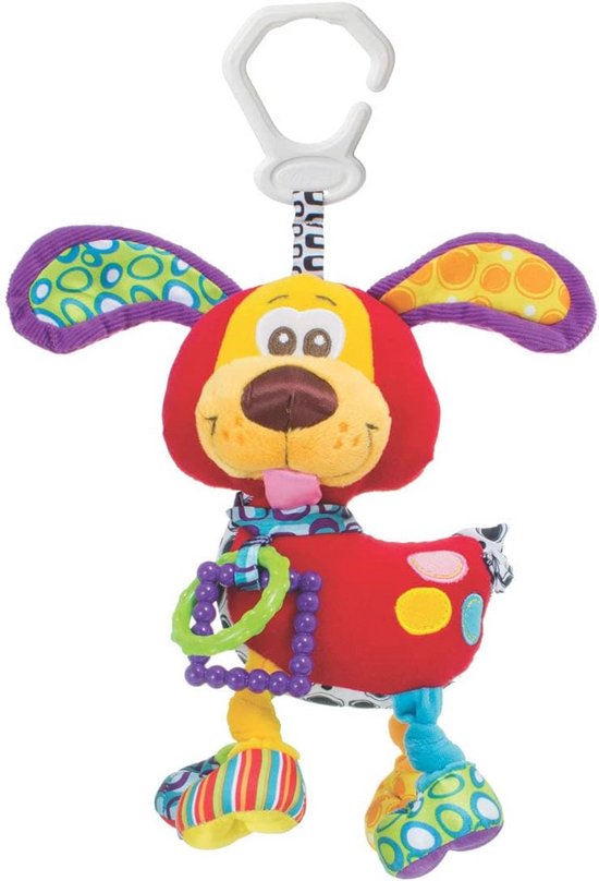 Knuffel Hond met Rammelaar en Ritselgeluiden voor Baby's van Merkloos