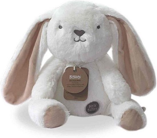 Knuffel konijn Beck Bunny - O.B. Designs BigHugs wit van O.B. Designs
