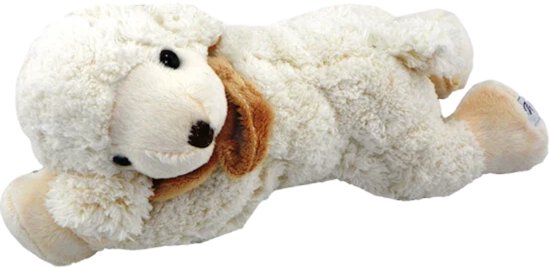 knuffel lam liggend 22cm van SES Creative