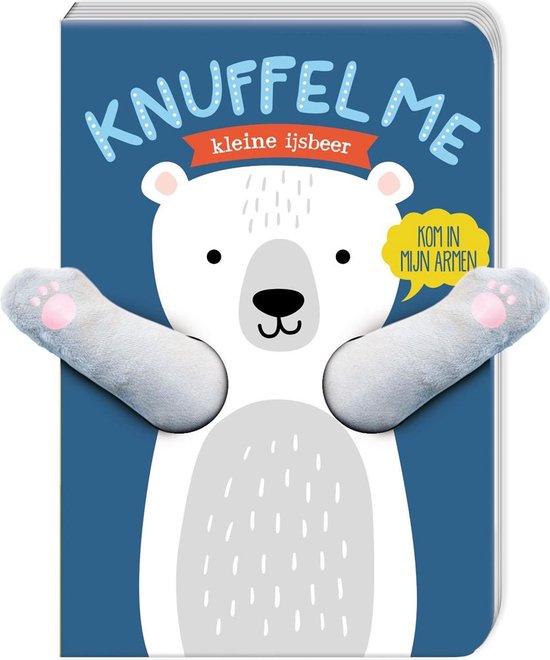 Knuffel me kleine ijsbeer. (karton) van Oogappel.