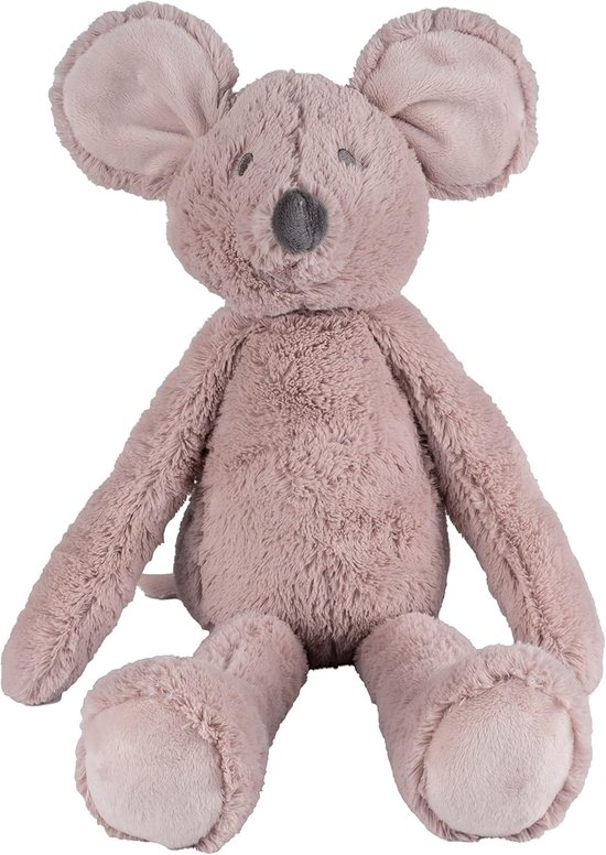 Knuffel Muis - Pluche Speelgoed - Knuffelen en Spelen - Grote Zachte Knuffel - 48 cm - Oud Lila