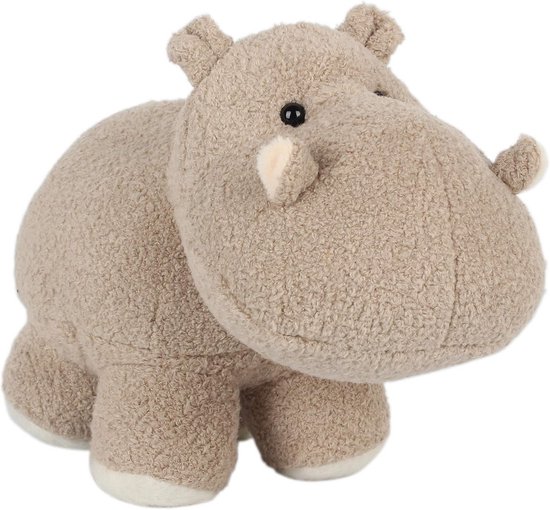 Knuffel Nijlpaard of Olifant Pluche Speelgoed 20 cm voor Kinderen van Merkloos