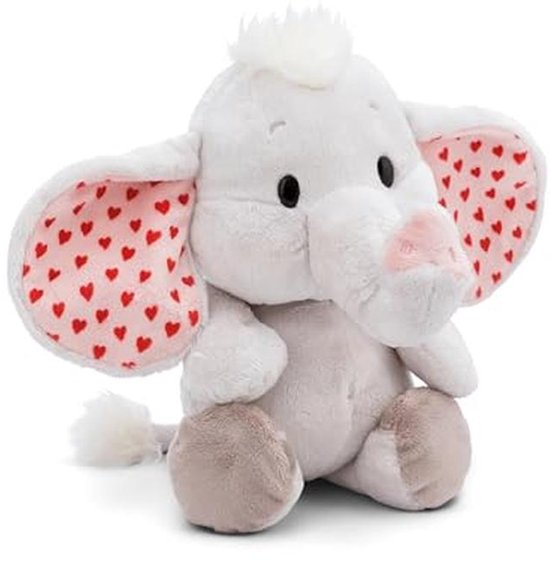 Knuffel Olifant Lichtgrijs 48 cm - Pluche Speelgoed voor Kinderen en Volwassenen, Perfect als Cadeau