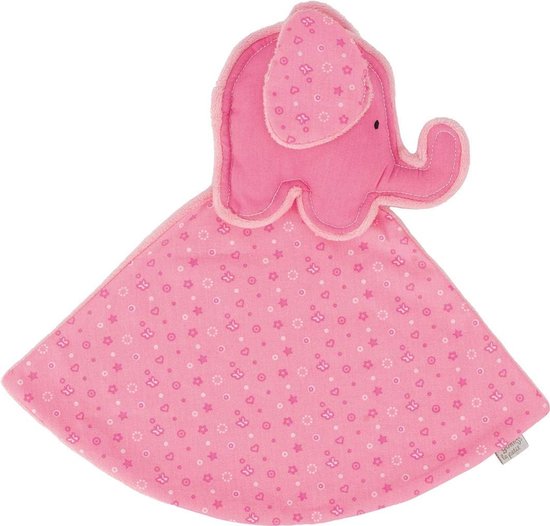 Knuffel Olifant - Pluche Dier - Troost en Spelen - Zacht en Compact - 15 cm - Roze