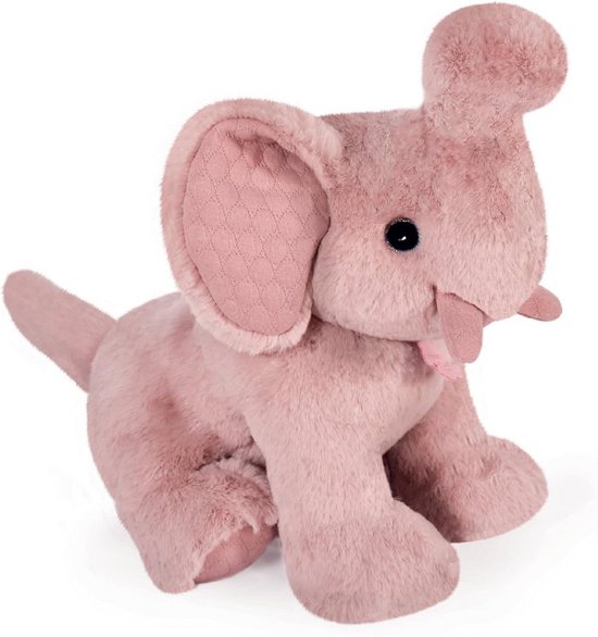Knuffel Olifant Roze 35 cm Zacht Pluche Dier voor Baby en Kinderkamer