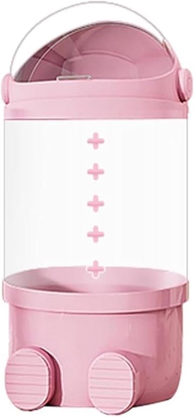 Knuffel Opbergbuis - Pluche Organizer Toren - Speelgoed Opbergen - Transparant PET Materiaal - 65 cm - Transparant