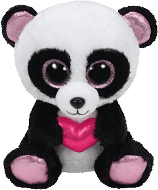 Knuffel Panda Pluche Dier Beanie Boo's Groot Oog Schattig Cadeau 15 cm