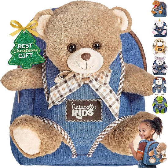 Knuffel Rugzak Peuters en Kinderen - Pluche Dierentafel voor Kinderopvang