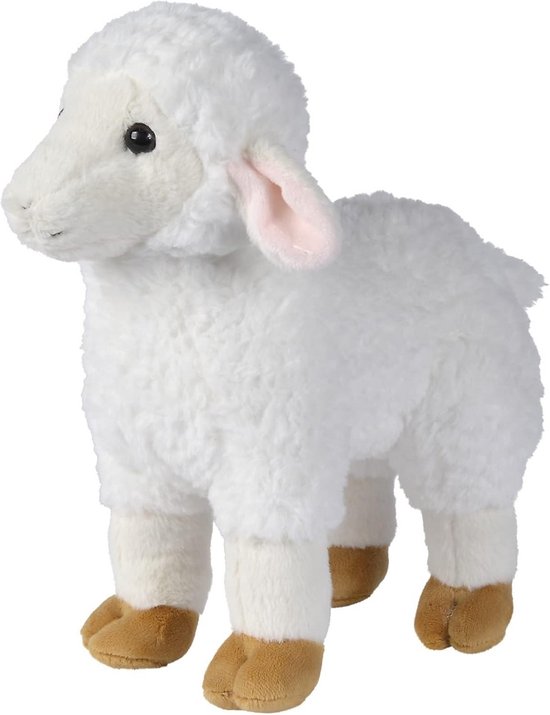 Knuffel Schaap Pluche Dierlijk Speelgoed voor Baby's en Kinderen 30cm van Merkloos