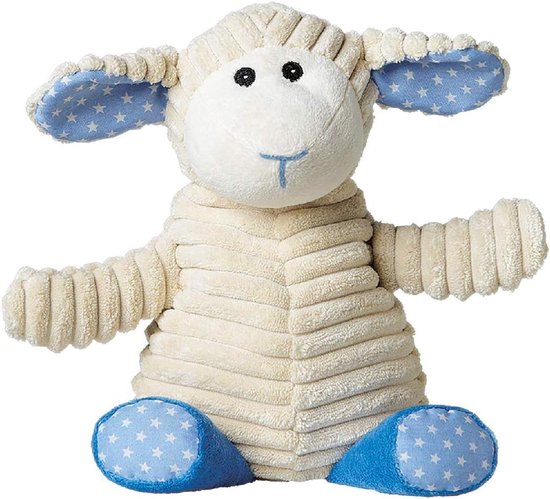 Knuffel Schaap - Warmtekussen Zacht - Ontspanning Warmte - Met Lavendel Geur - 29x15x20cm - Grijsblauw van Merkloos