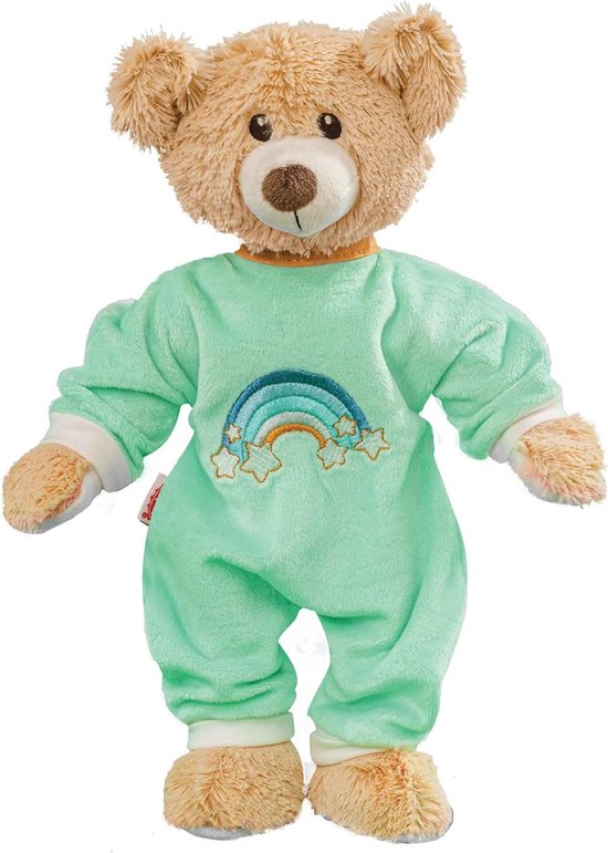 Knuffel Teddybeer - Zachte Beer - Rollenspel Stimuleren - Aan- en Uittrekbaar Rompertje - 22 cm - Bruin
