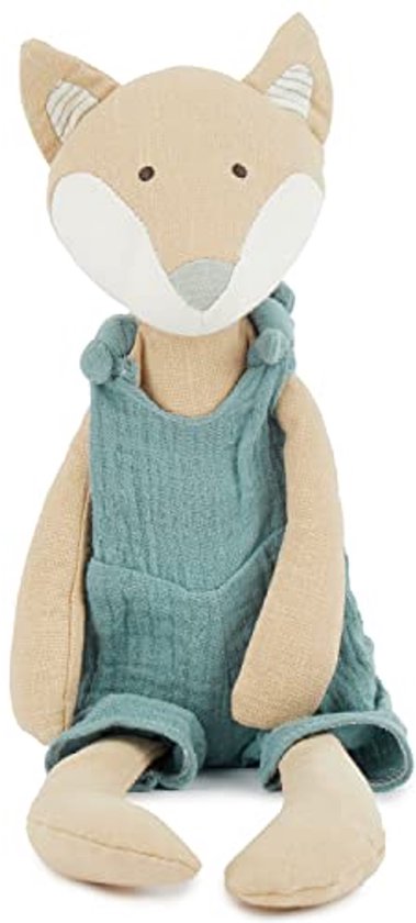 Knuffel Vos van Katoen en Linnen voor Baby's - Schattige Knuffel met Lange Poten van MiniKyomo
