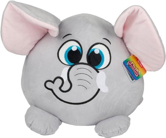 Knuffelbal Olifant - Pluche Speelgoed - Kinderspeelgoed - Zachte Vorm - 30 Cm van Merkloos