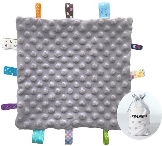 Knuffeldeken Elektrisch - Sensorische Troostdeken - Veiligheidsdeken - 100% Polyester - 24x24 cm - Machinewasbaar