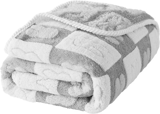 Knuffeldeken Kinderen - Baby Deken - Warmte en Comfort - Hypoallergeen Materiaal - 75 x 100 cm - Grijs