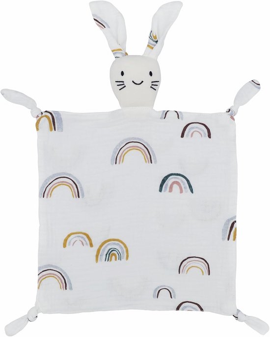 Knuffeldeken voor baby's - Zacht Katoen, Vierkant, voor 0-12 maanden, Perfect Cadeau voor Nieuwe Ouders van Merkloos