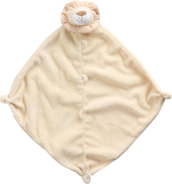 Knuffeldekentje Leeuw - Zacht Babykleed - Comfort voor Slapen - Zacht als Kasjmier - 33 x 33 cm - Goud van Merkloos