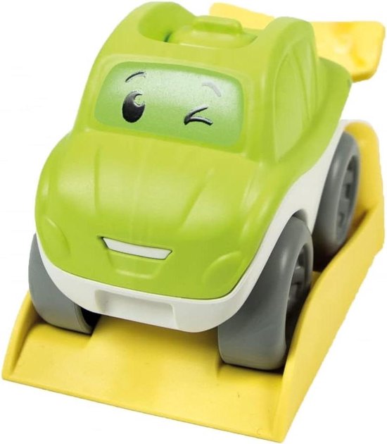 Knuffeldier Baby - Pluche Dier - Baby Speelgoed - Ecologische Auto - 8 x 3.5 x 20 cm - Meerkleurig